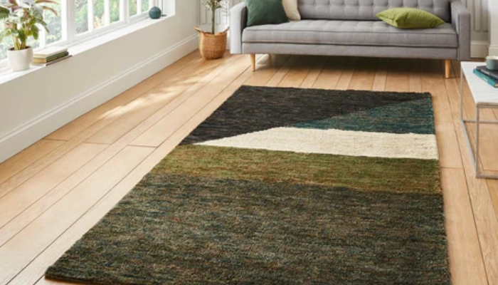 Sustainable eco-friendly rug in Dubai home