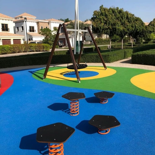 EPDM playground rubber flooring design