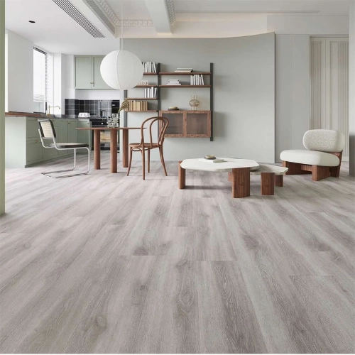Modern LVT flooring living room