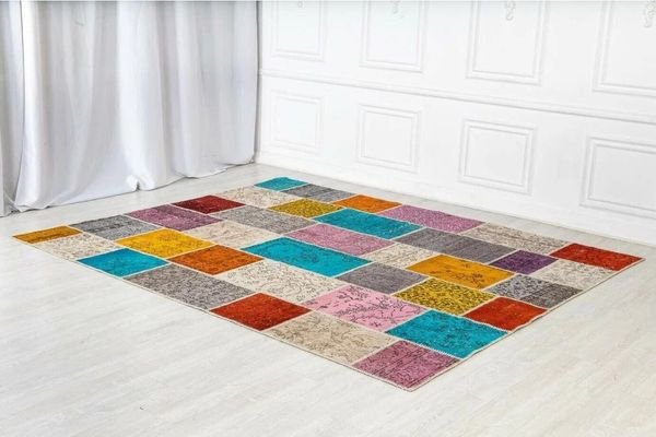 Affordable patchwork rugs Dubai