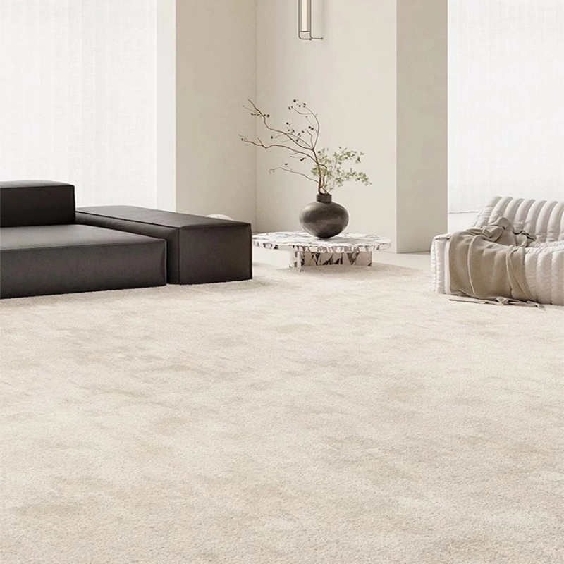 Light textured living carpet