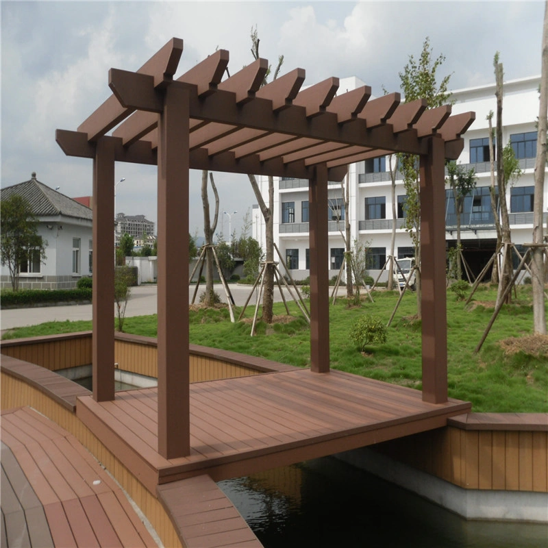 Commercial WPC decking installation