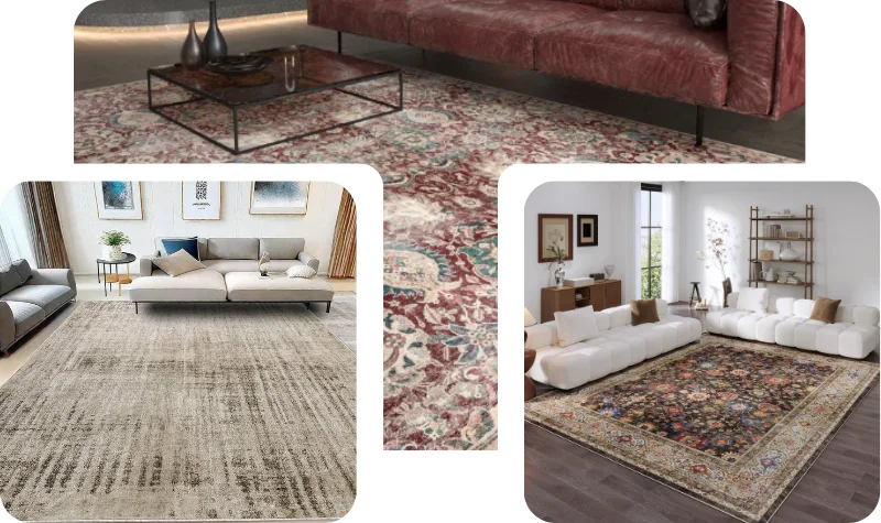 Large custom floor rugs Dubai