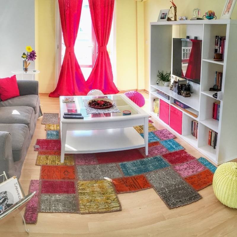 Custom patchwork rugs Dubai