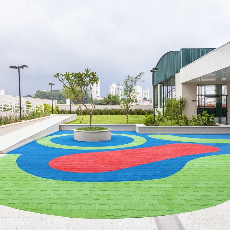 EPDM sports court rubber flooring