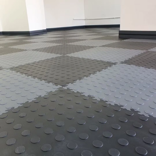 Interlocking PVC garage flooring tiles