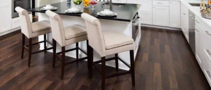 Kitchen LVT flooring modern interior