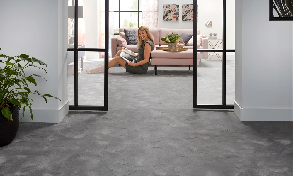 Soft deep velvet carpet texture