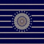 Blue Medallion Design Musalla Masjid Carpets