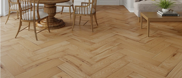 Wooden parquet flooring office Dubai
