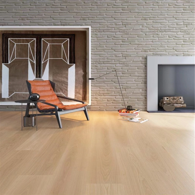 Modern engineered wood flooring interior