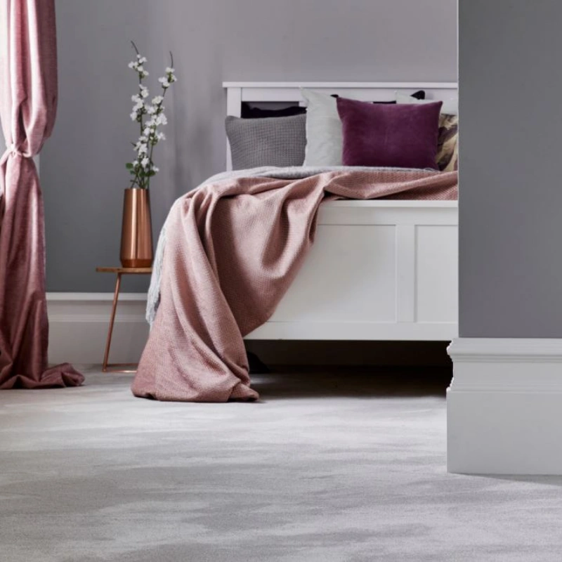 Rich shiny velvet carpet texture