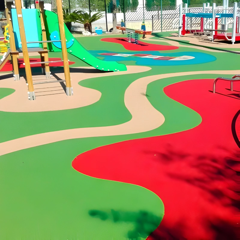 EPDM playground safety surface design