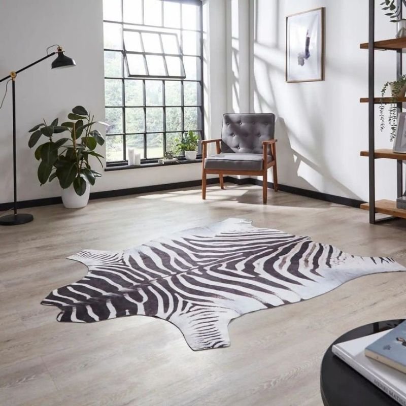 Zebra skin rugs Dubai