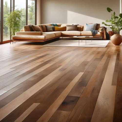 Engineered wood flooring living room Dubai