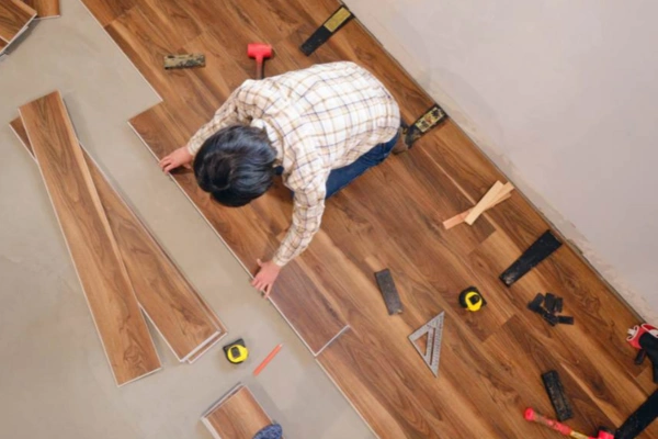 Installing engineered wood flooring process