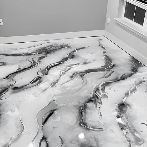 Anti static epoxy flooring interior