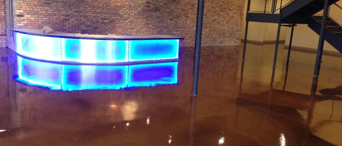 Commercial epoxy flooring modern interior
