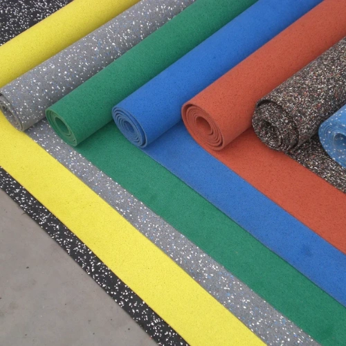 Gym rubber flooring roll sheets