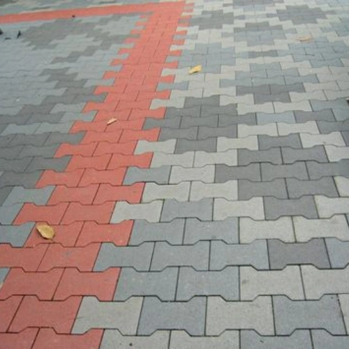 Outdoor rubber walkway flooring tiles