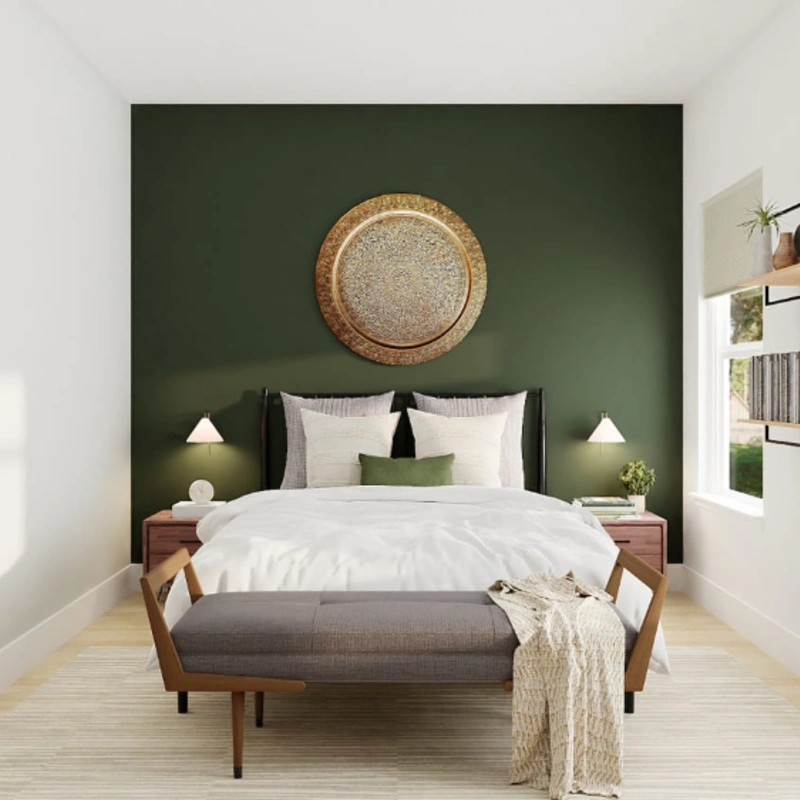 Elegant bedroom skirting board design